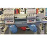Two head embroidery machine