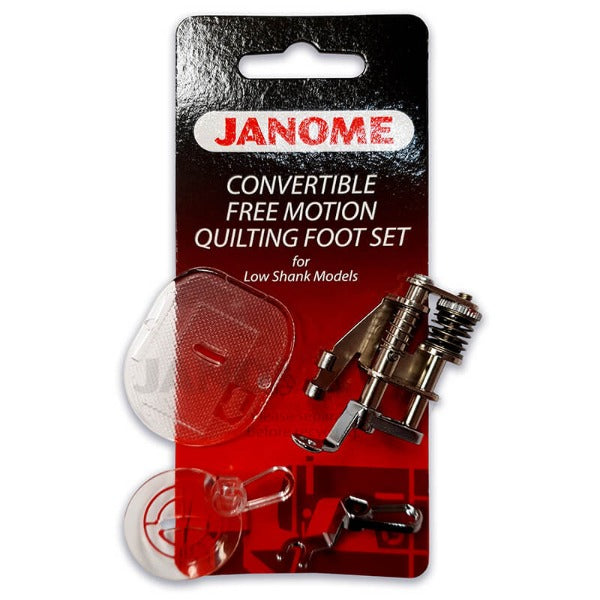Janome Convertible free motion quilting foot set