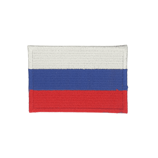 Russia flag embroidery